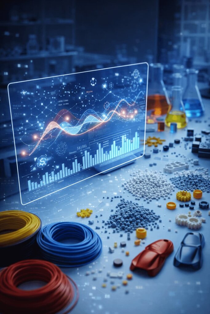 Material Science Material Science research and advanced materials analysis with polymer samples