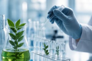 Why Technical-Commercial Hybrid Profiles Are Becoming Harder to Find Scientist working with plant based ingredients, representing technical expertise, innovation in the chemical and specialty ingredients sector