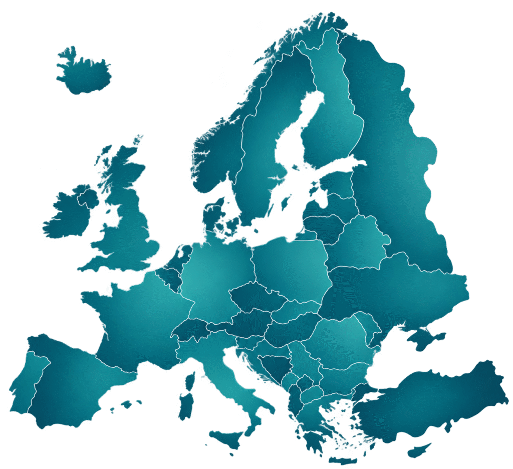 Pan-European Recruitment Case Study europe map