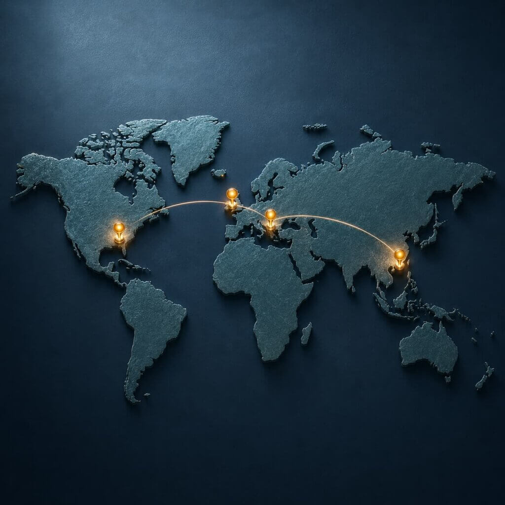executive search across four global regions