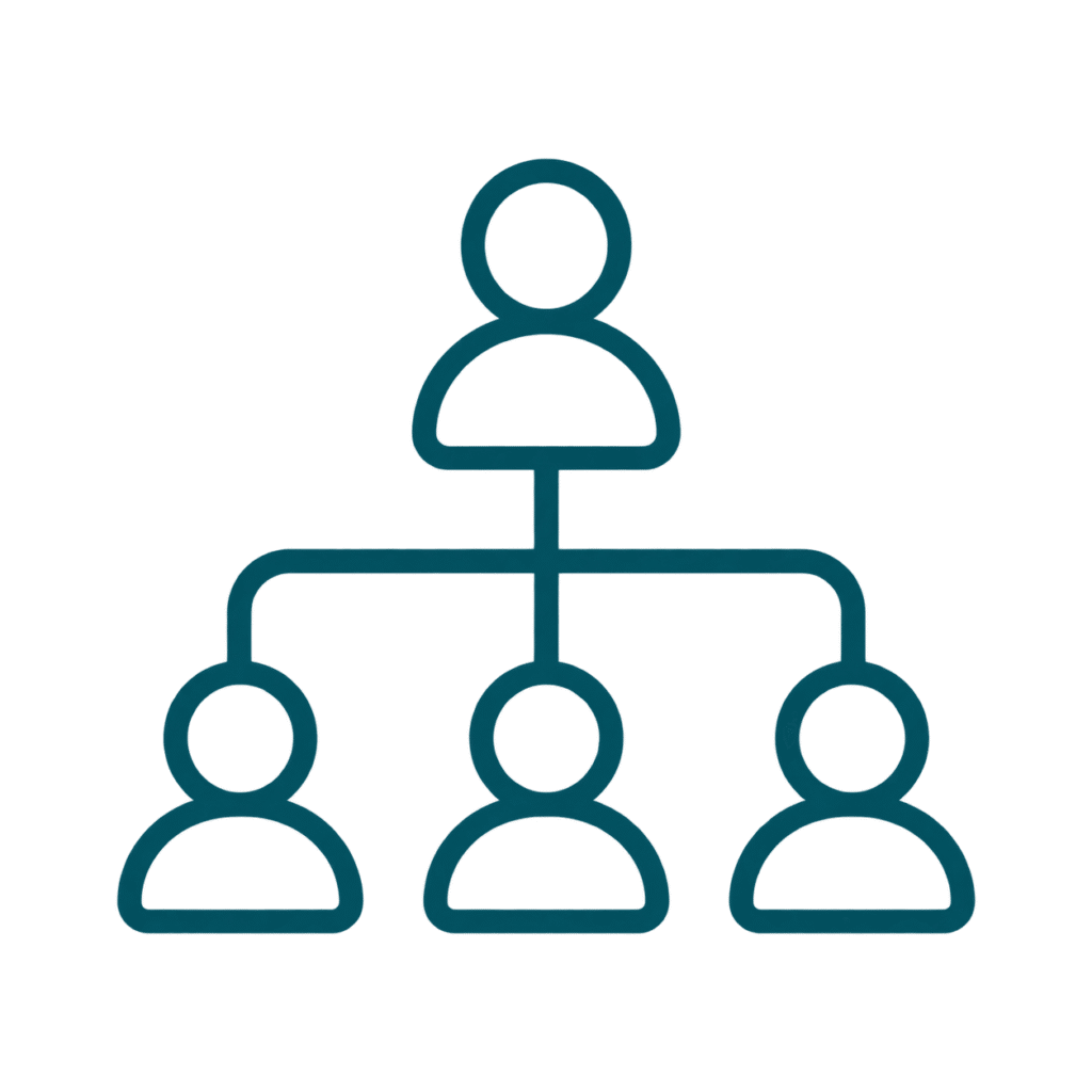 Talent Mapping & Market Insight role and team hierarchy