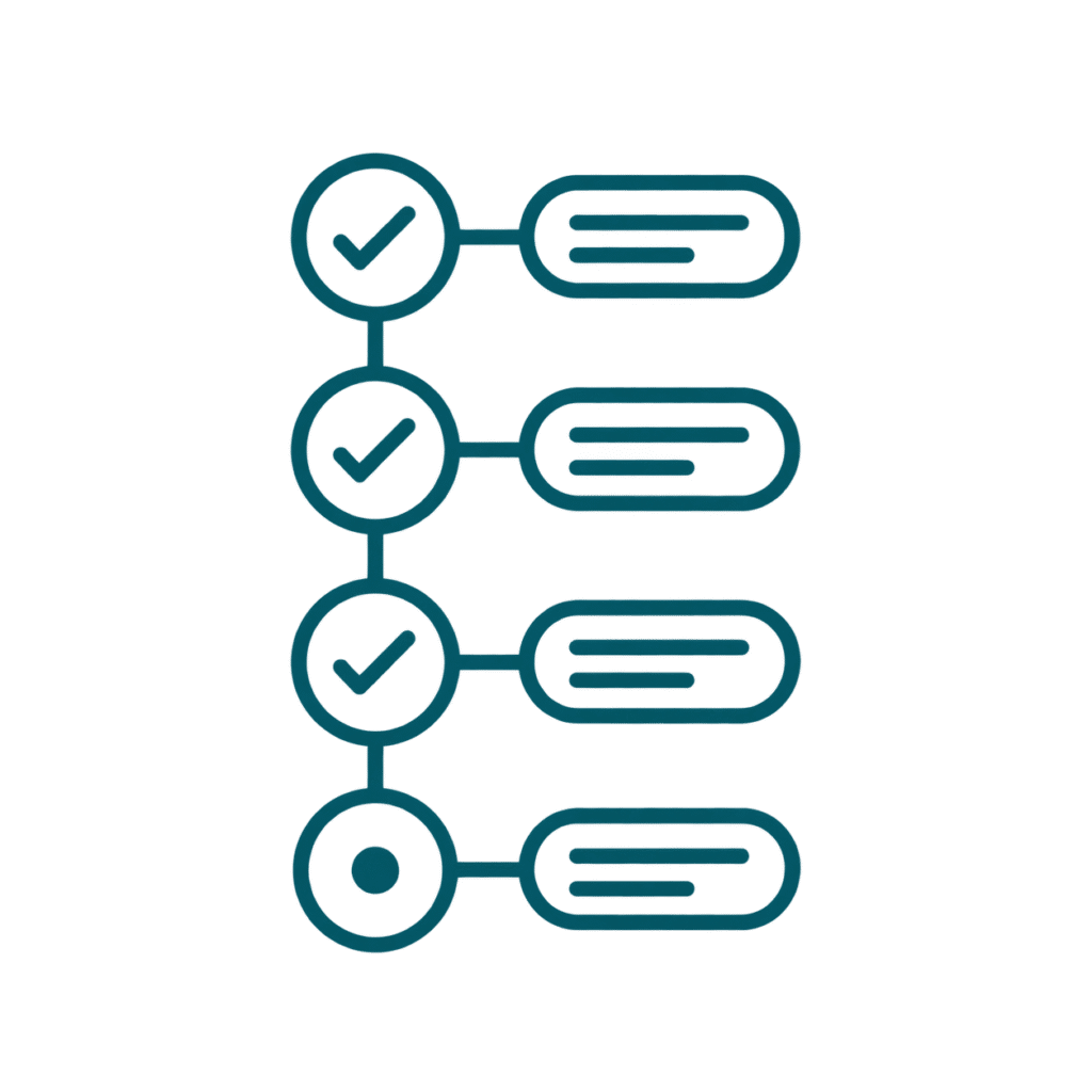 Search Methodology structured delivery checklist