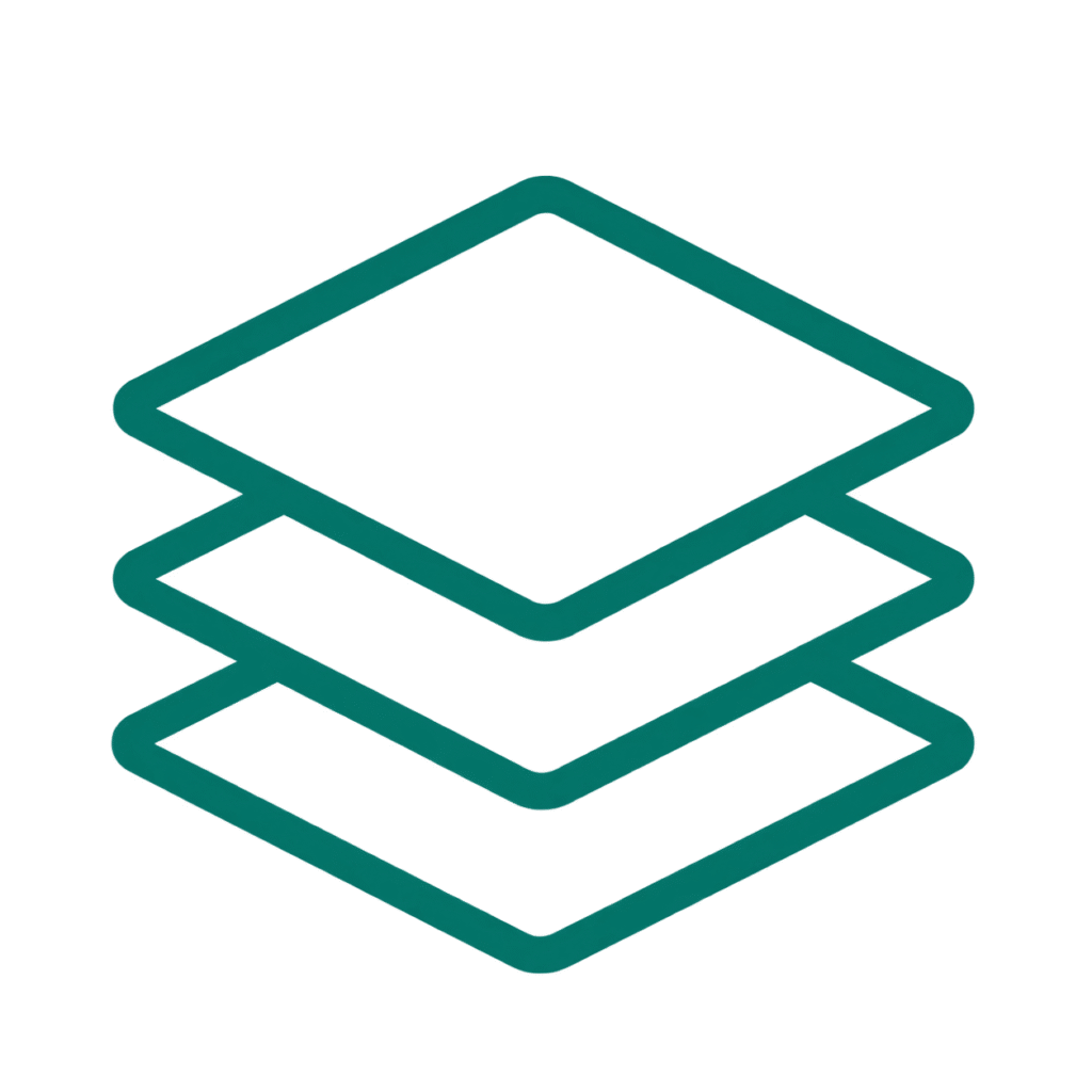 Data Centre Cooling Recruitment teal stacked diamond layers